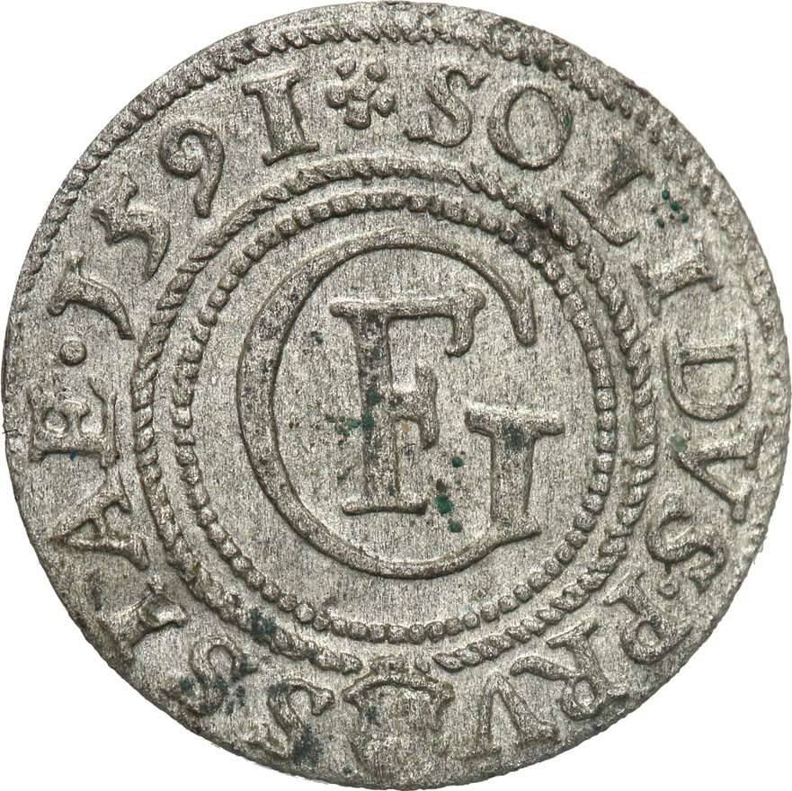 Prusy Książęce. Szeląg 1591, Królewiec